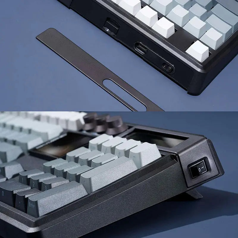 SKYLOONG GK104Pro Dual-Screen Wireless Mechanical Keyboard with Calculate -  keycapcovers