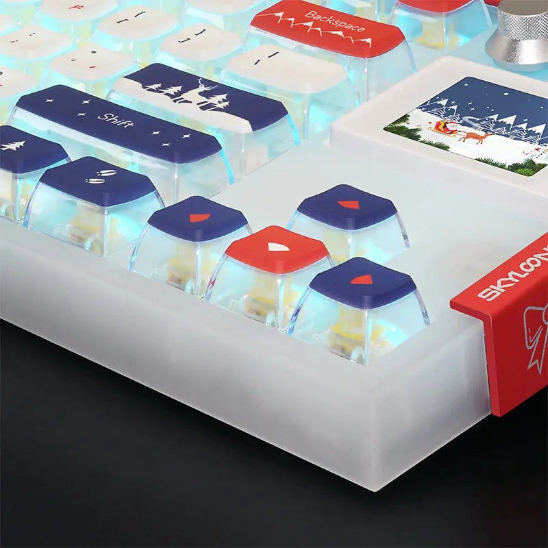 SKYLOONG GK87Pro Christmas Keyboard Combo Christmas Gift -  keycapcovers