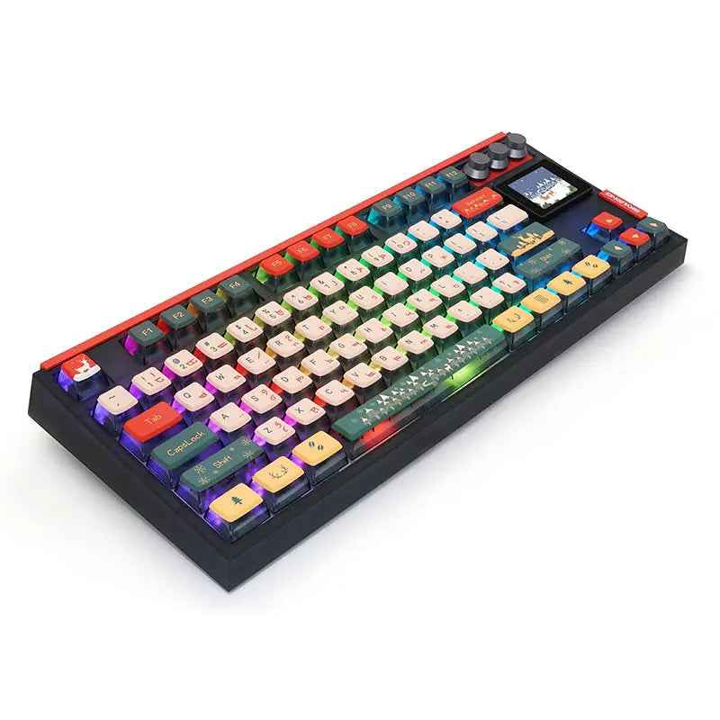 SKYLOONG GK87Pro Christmas Keyboard Combo Christmas Gift -  keycapcovers