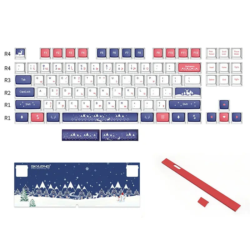 SKYLOONG GK87Pro Christmas Keyboard Combo Christmas Gift -  keycapcovers