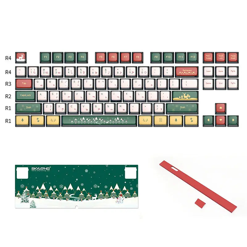 SKYLOONG GK87Pro Christmas Keyboard Combo Christmas Gift -  keycapcovers