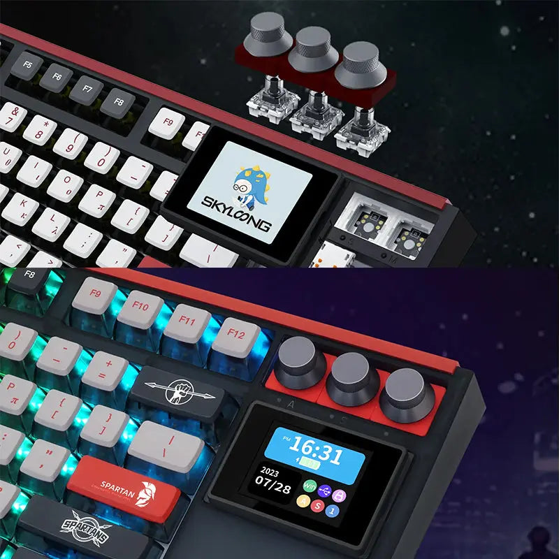 SKYLOONG GK87Pro Christmas Keyboard Combo Christmas Gift -  keycapcovers