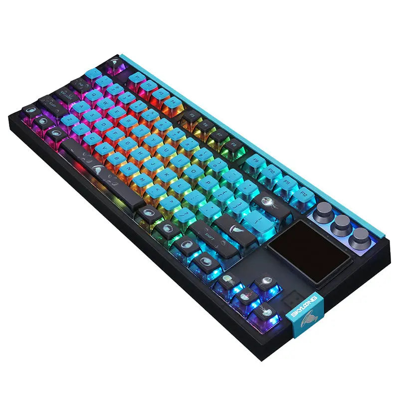 SKYLOONG GK87 Pro Spartan Wireless Mechanical Keyboard with TFT Screen -  keycapcovers
