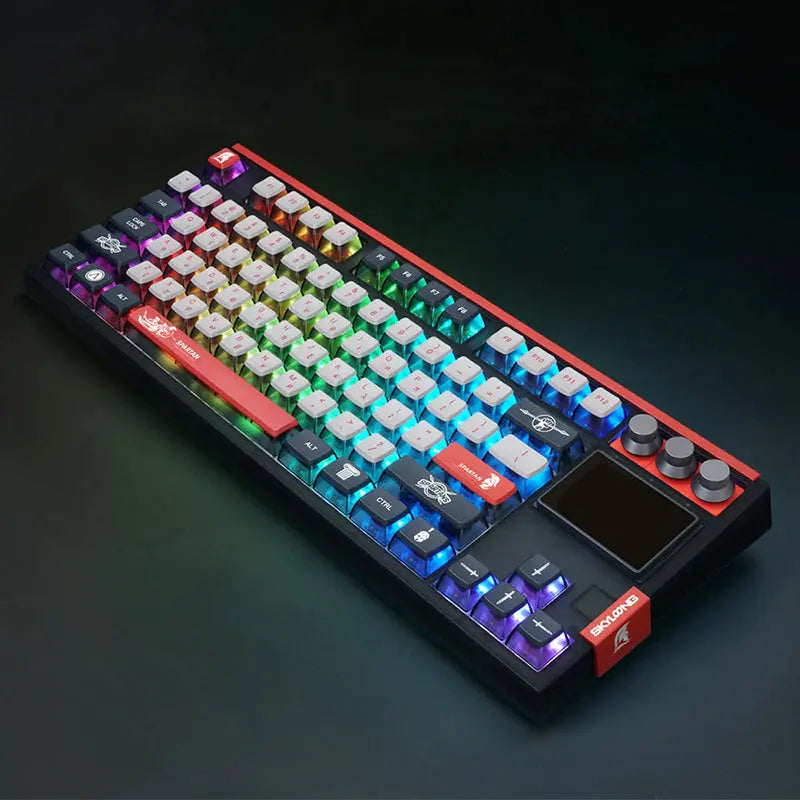 SKYLOONG GK87 Pro Spartan Wireless Mechanical Keyboard with TFT Screen -  keycapcovers