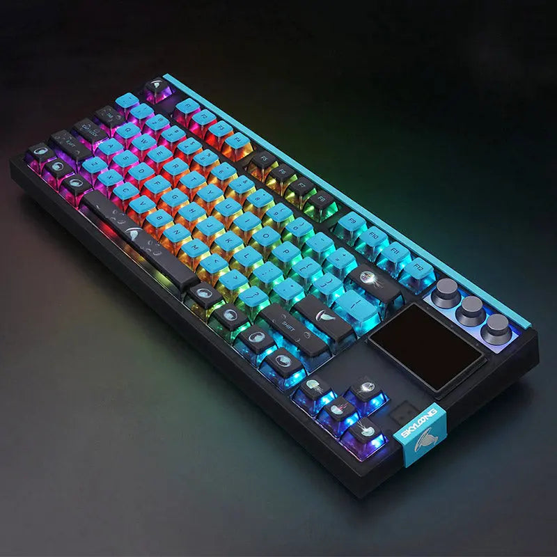 SKYLOONG GK87 Pro Spartan Wireless Mechanical Keyboard with TFT Screen -  keycapcovers
