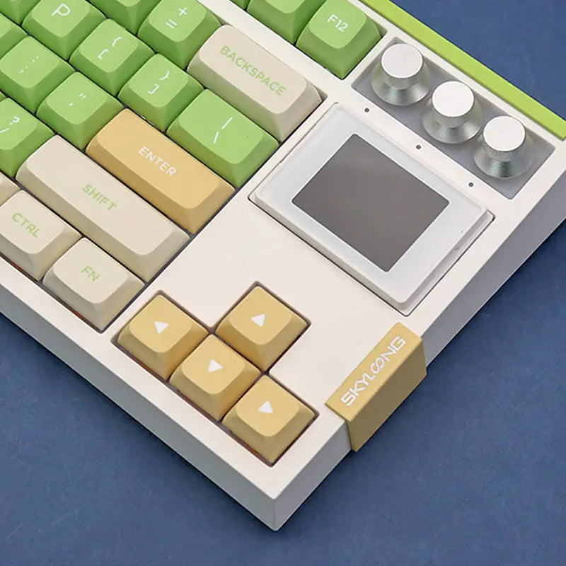 SKYLOONG GK87 Pro Green Wireless Mechanical Keyboard with TFT Screen -  keycapcovers