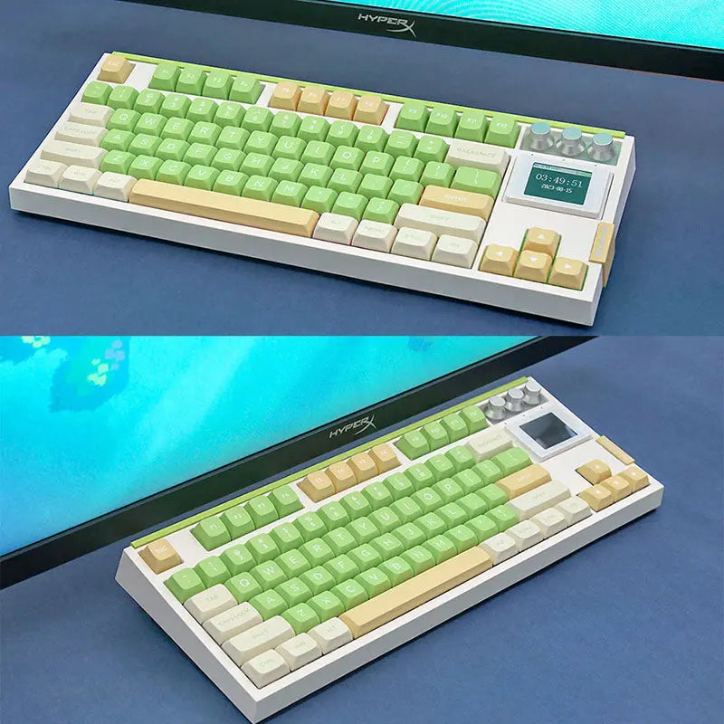 SKYLOONG GK87 Pro Green Wireless Mechanical Keyboard with TFT Screen -  keycapcovers