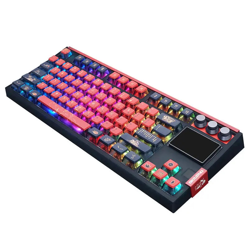SKYLOONG GK87 Pro Spartan Wireless Mechanical Keyboard with TFT Screen -  keycapcovers