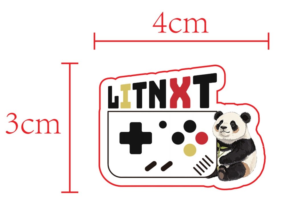 Litnxt Panda Sticker (No delivery if purchased individually)