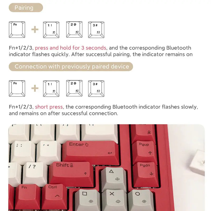 Xiaomi x MIIIW Art Series Z830 Wireless Mechanical Keyboard -  keycapcovers