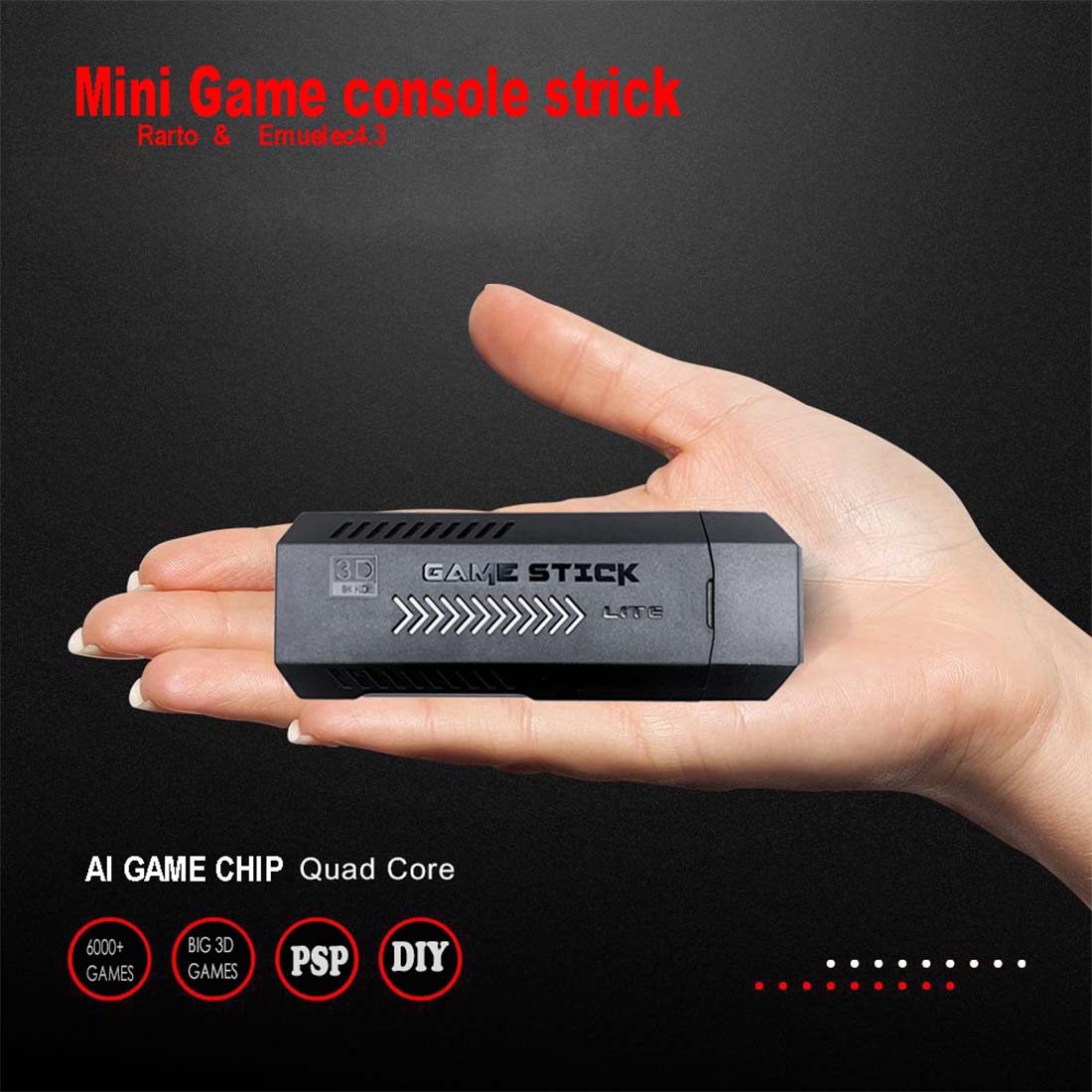 M10 X2PLUS 4K HD Mini Home Video Retro Game Console