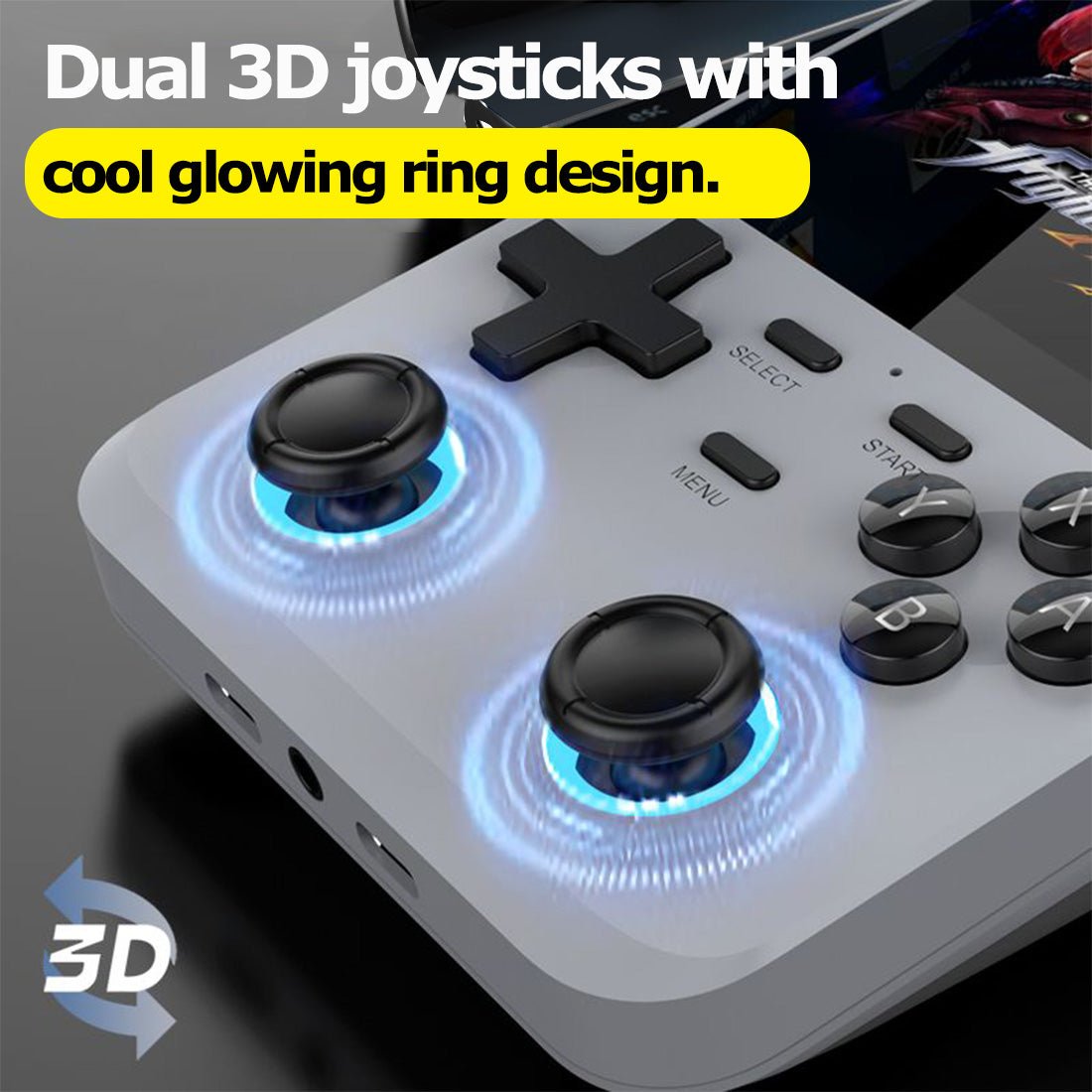 D007 3.5-Inch HD Screen Handheld Retro Arcade Game Console