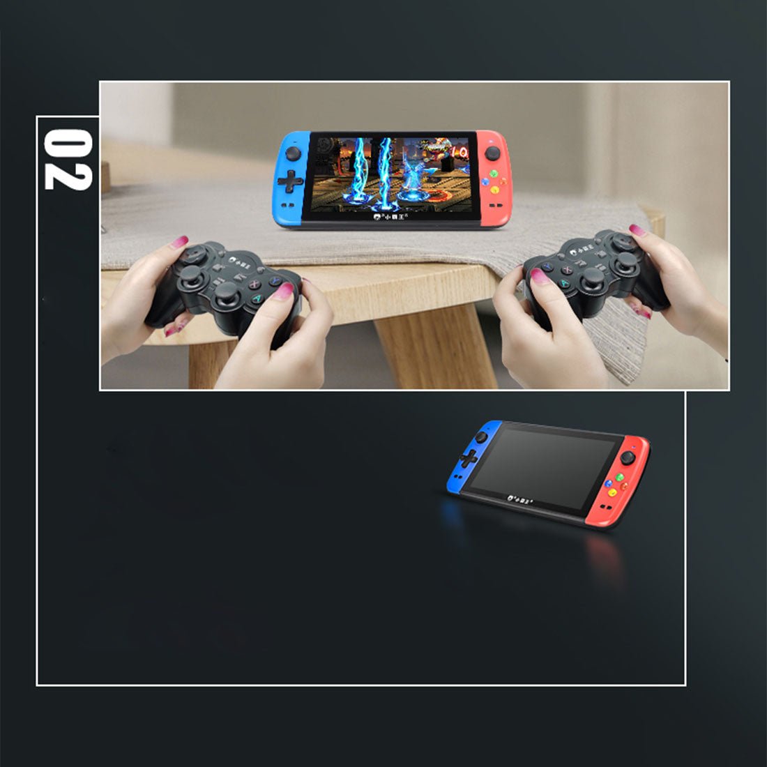 Q500 Mini Retro Handheld Game Console