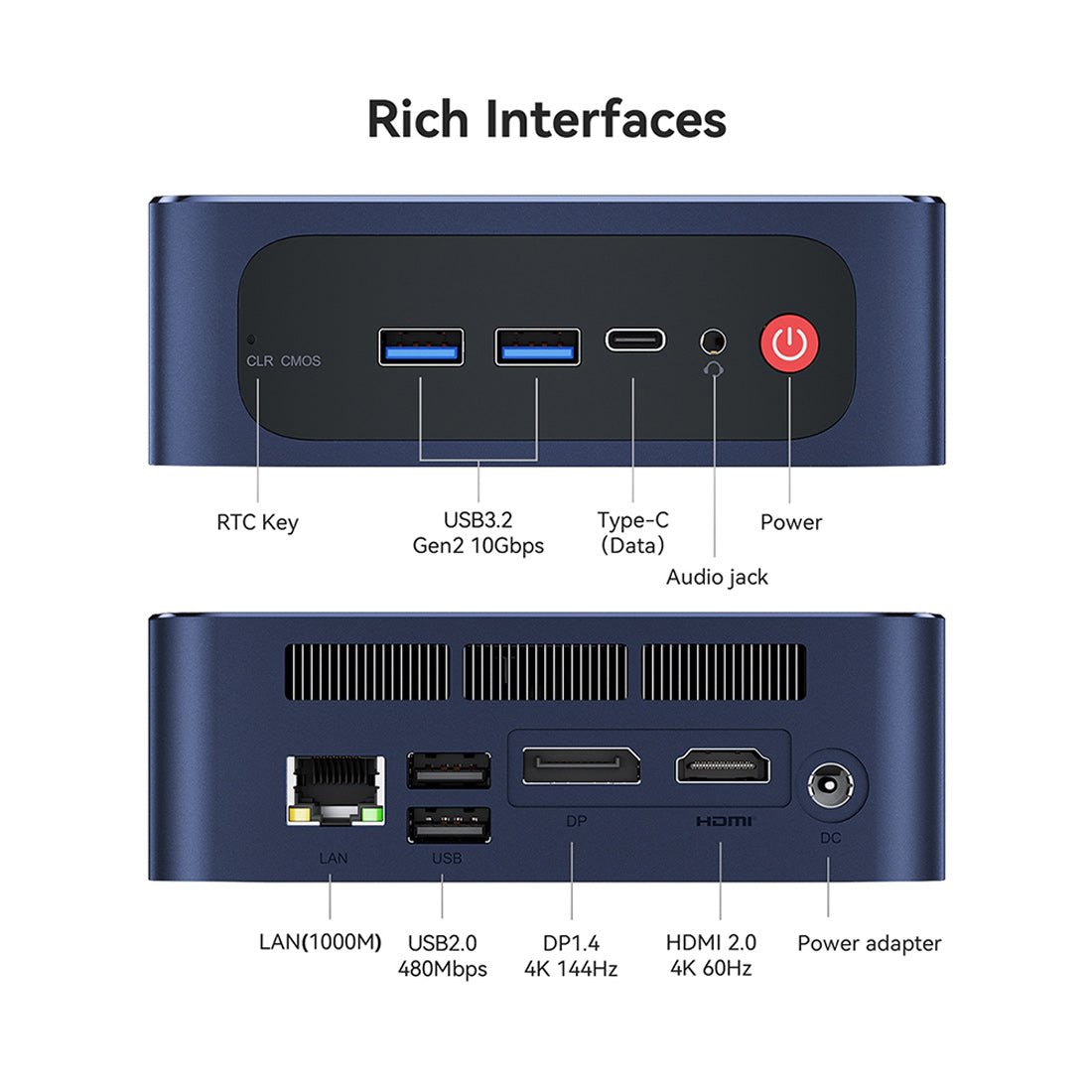 Beelink SEi12 i5-12450H Gaming Mini PC Computer