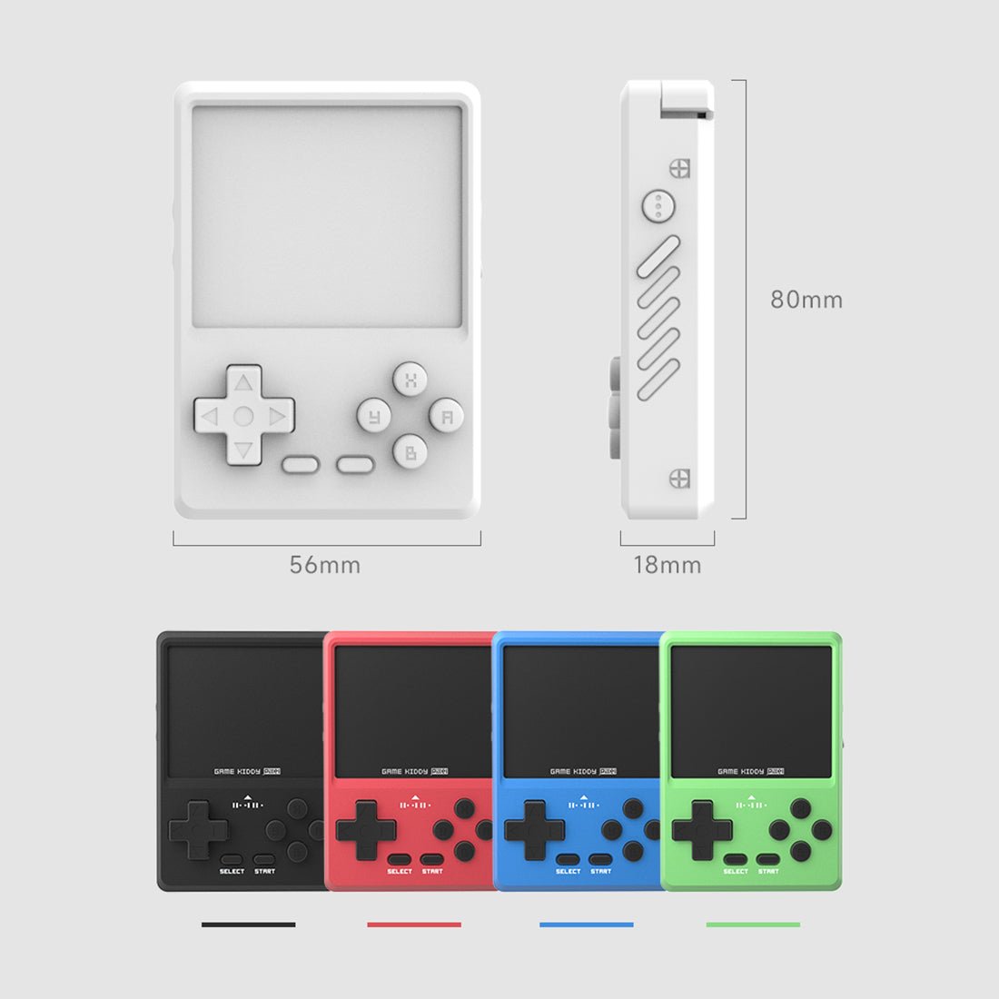 GKD PIXEL 2.4-Inch Metal Portable Handheld Game Console