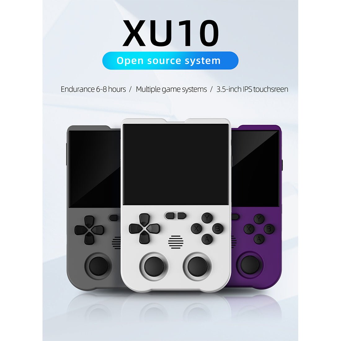 XU10 3.5-Inch IPS Screen Handheld Retro Game Console