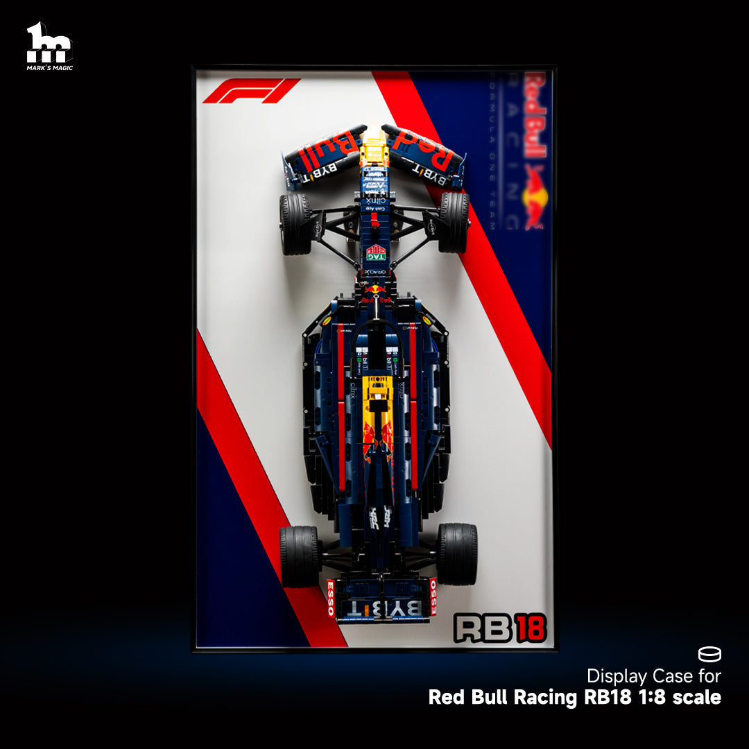 Wall Display Frame for F1 Red Bull RB18 Moc