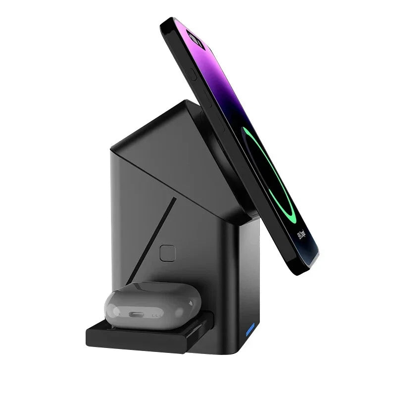3 in 1 Magnetic Wireless Charger Stand